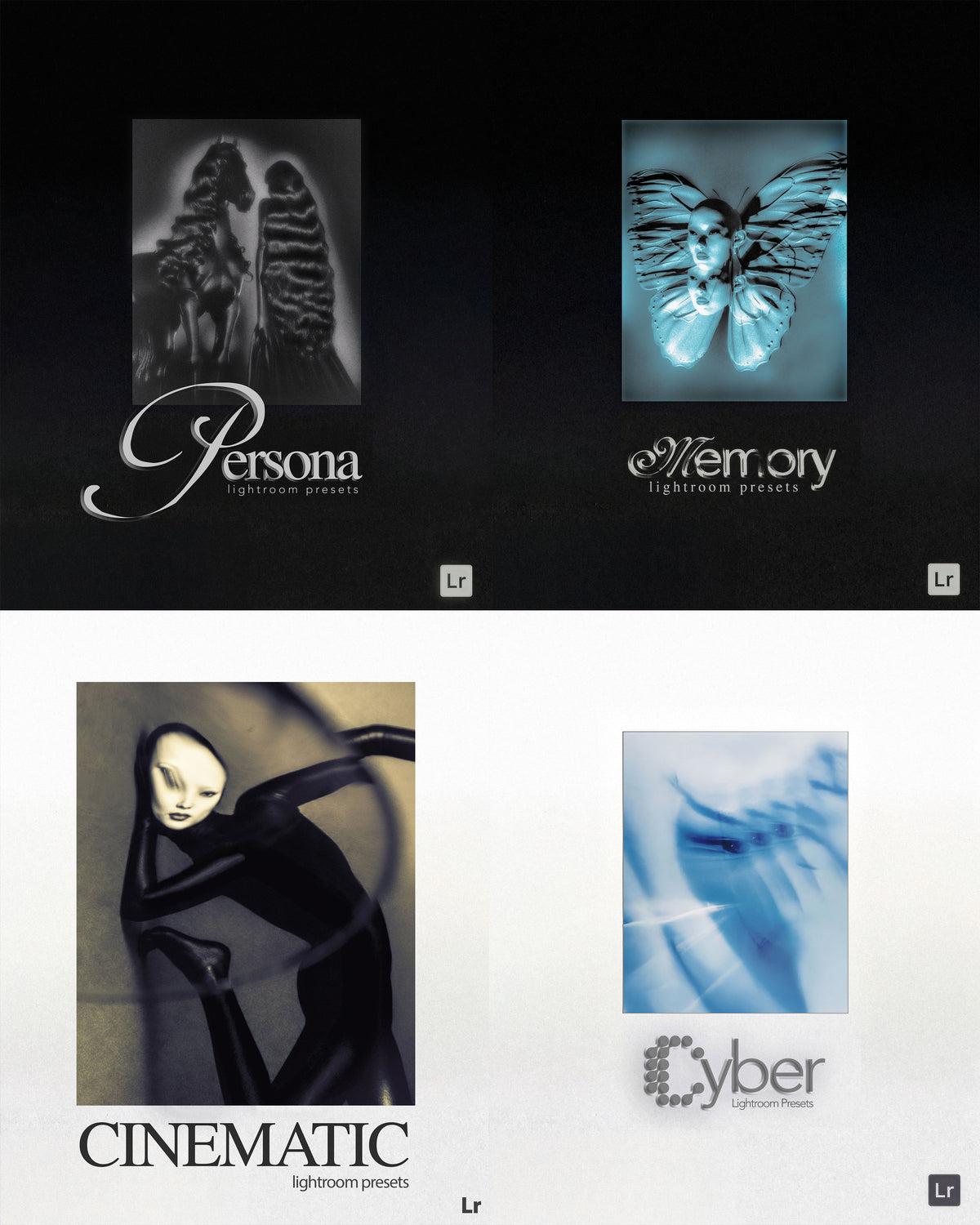 THE ULTIMATE BUNDLE (Memory, Cinematic, Cyber and Persona Lightroom Presets)